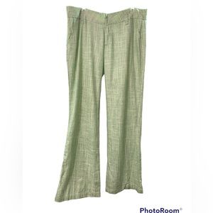 ICY Fashion linen wide leg flare pants SIZE XL